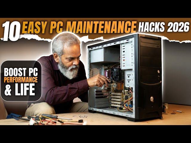 10 Easy PC Maintenance Hacks 2026 🔥 Boost Performance And Life