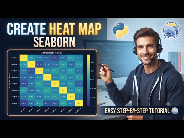 How to Create a Heat Map in Seaborn: Python Data Visualization Tutorial