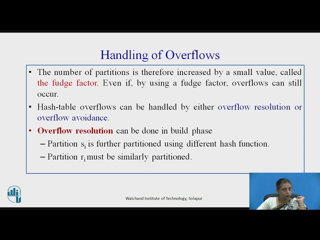Query Processing -  Hash Join