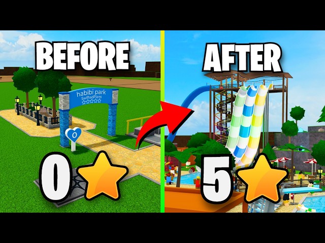¿Qué tan rápido puedo conseguir 5 estrellas en Water Park World? | Roblox