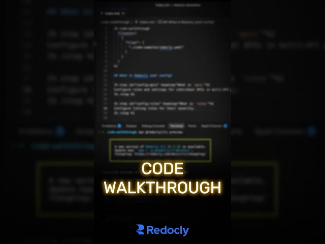 Code Walkthrough #stepbystep  #documentation #docs #api