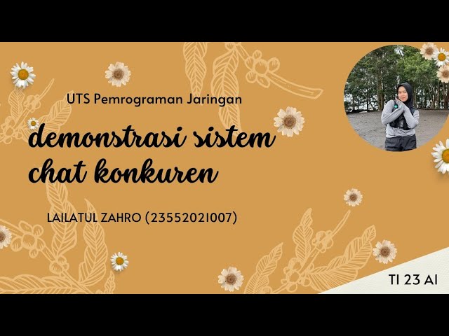 DEMOSTRASI CHAT KONKUREN || LAILATUL ZAHRO_007 || PROGJAR 