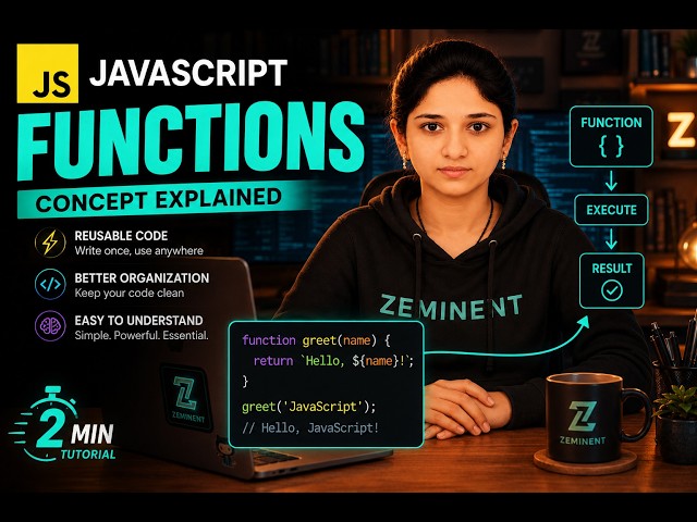 Learn JavaScript Functions in Just 2 Minutes!