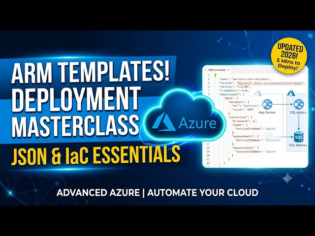 Azure ARM Template Tutorial for Beginners | Deploy Resources with JSON ( Step-by-Step )