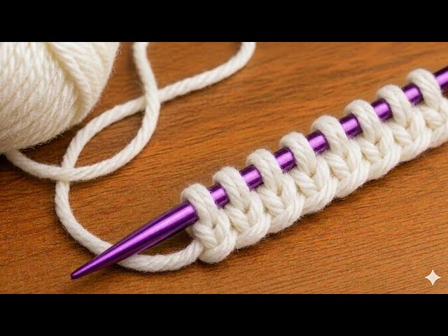Easy and Stylish Knitting Pattern | Step-by-Step Tutorial