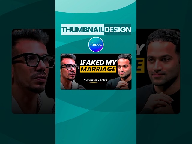 How To Design Raj Shamani Podcast Thumbnail | Canva Tutorial