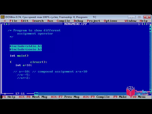 1.10- Assignment Operators(=) In C Programming Language | c language tutorial for beginners