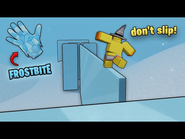 I Beat an Ice Obby to Unlock Frostbite in Slap Battles...