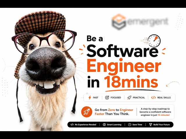 Be a Software Engineer in 18 Minutes 🤯🐶 | The Fastest AI-Powered Coding Journey!
