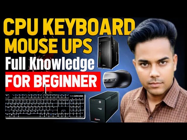 Computer Chalana Seekhe | Complete PC Setup | for Beginners CPU keyboard mouse ups setup@kohli_1397 