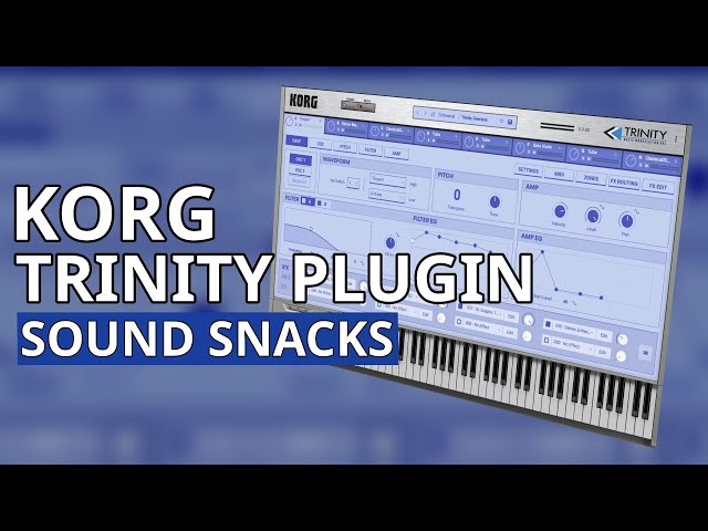 Korg Trinity Plugin Sound Snacks: The 90s Synthesizer Workstation For Your DAW