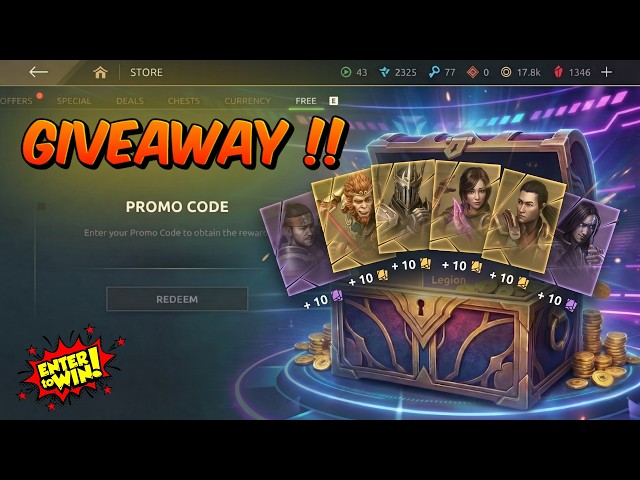 FREE PROMO CODE Giveaway for YOUR Favorite Hero! | Shadow Fight 4