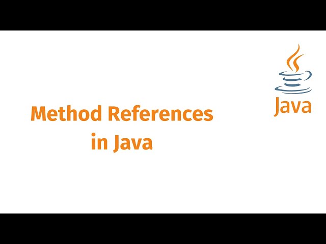 Method References in Java 8