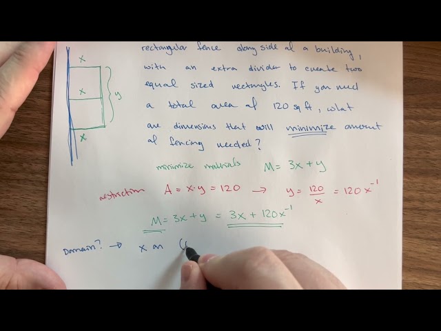 MA 240 Sec 4.5 Optimization Problems Part 2