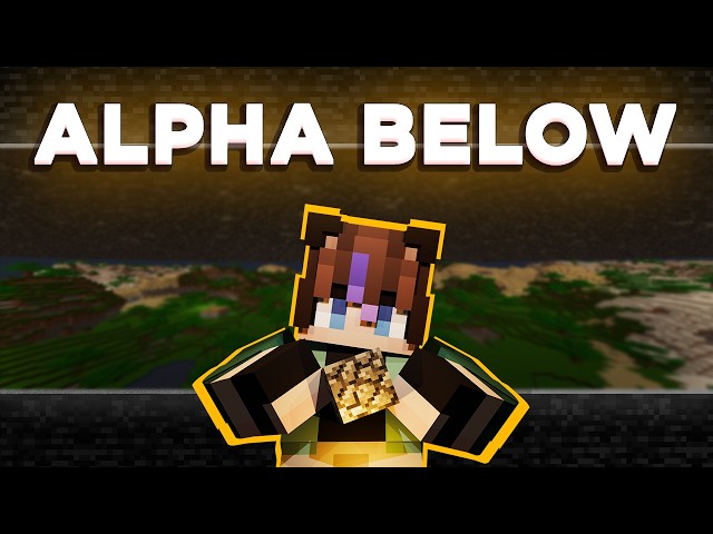 The Alpha world exists below the bedrock layer... | Alpha Below, Minecraft Mod Showcase!