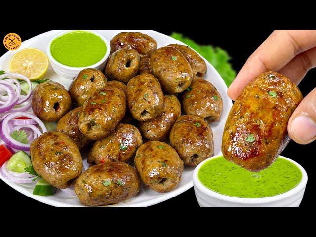 Chicken Gola Kabab Recipe | Restaurant Style Juicy & Soft Chicken Gola Kabab