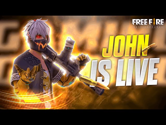 JOHN LIVE 2.0 ☠️ with guild test 1vs2 #liveff  #shortsfeed #shortlive #johnlive2.0 #fflive #live