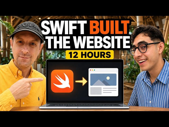 Build a website using Swift language front-end and back-end