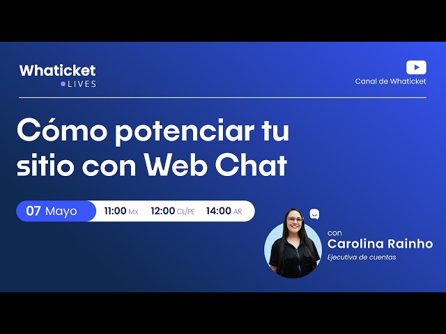 Como potenciar tu sitio con Webchat 💻💬
