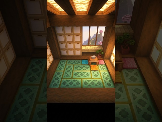 Realistic Tatami Mats in Minecraft! 🌿🏯 #shorts #minecraft