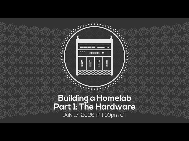 Building a Homelab Part 1: The Hardware