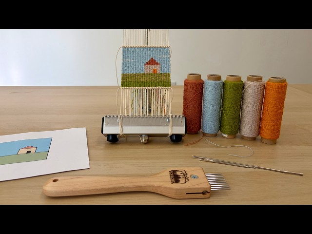 Tapestry for beginners - let's weave a house
