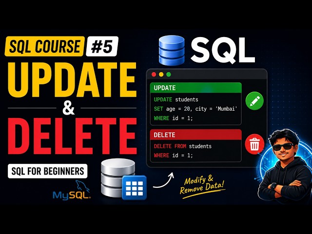 SQL UPDATE & DELETE Commands | Beginner SQL Course