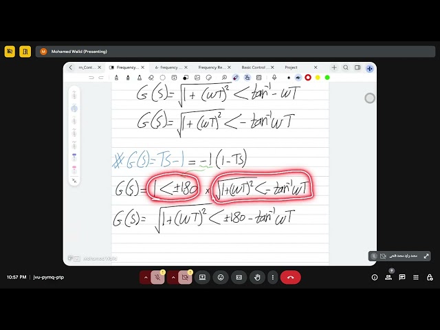 Frequency Response(1) Polar Plot - Automatic Control (MDP-410) | Eng. Mohamed Walid
