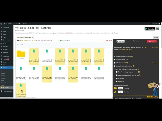 Multiple Selection Feature in WordPress Plugin WP Docs