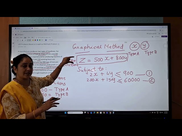 1.7_Graphical Method for solving LP Problem with practical example