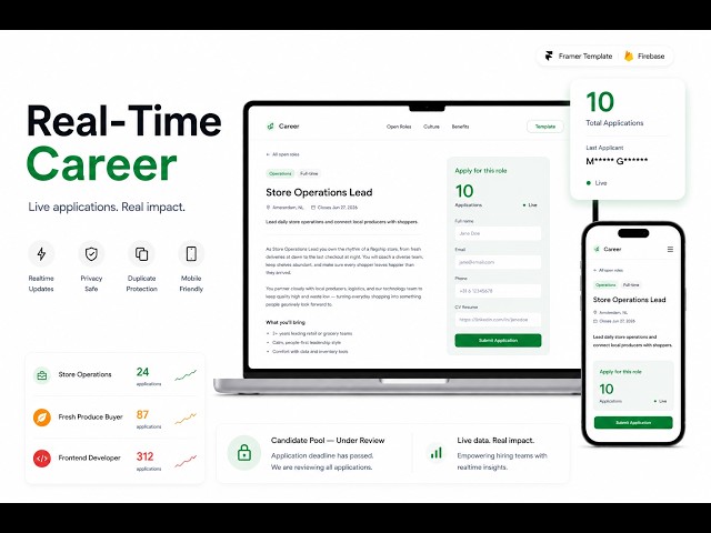 Realtime Career Template