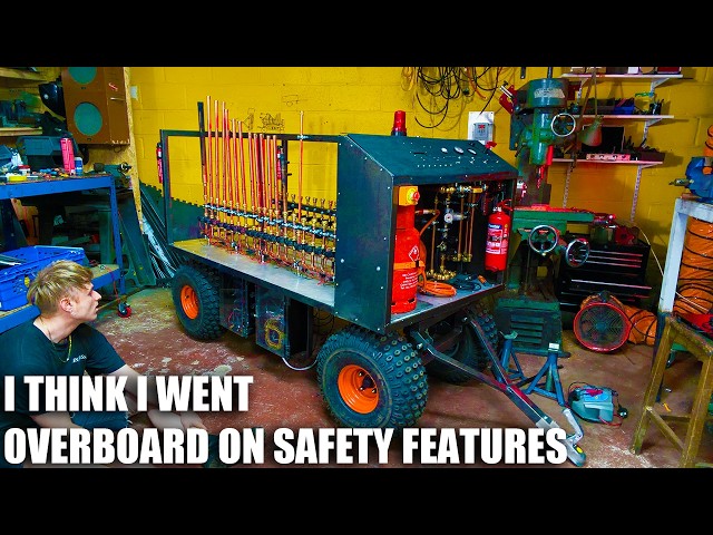 FIRE ORGAN TRAILER - SAFETY SYSTEM SETUP AND ELECTRONICS - Part 5