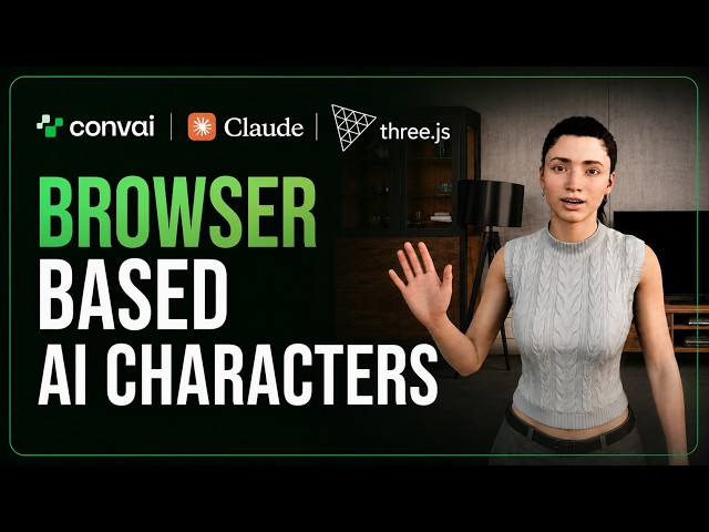 Bring Embodied AI Characters to Your Browser With Convai Web SDK, Claude Code and React Three Fiber