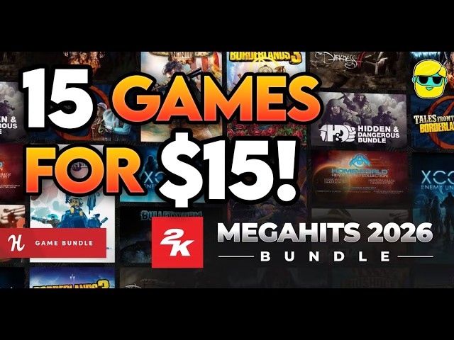 Amazing 2k Megahits Humble Bundle! 15 Games for $15!
