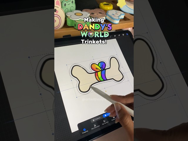 Making Pebbles Trinket! 🦴🐾 #dandysworld #pebble #diycrafts #cardboardcraft #papercraft