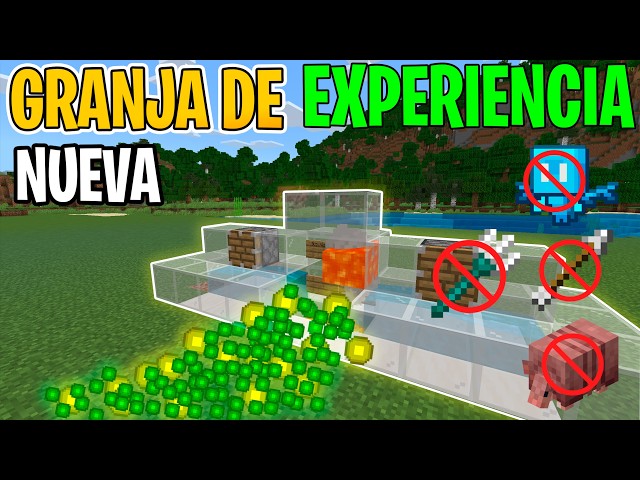 ✅EASY New XP FARM for Minecraft Bedrock 26.42