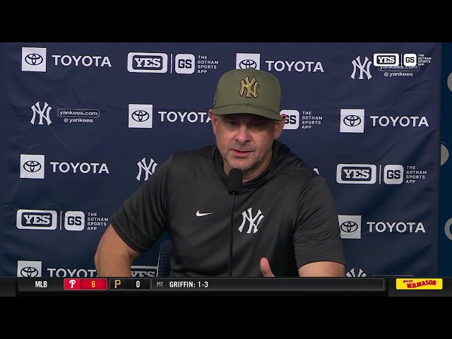Aaron Boone on Elmer Rodríguez, Subway Series finale loss