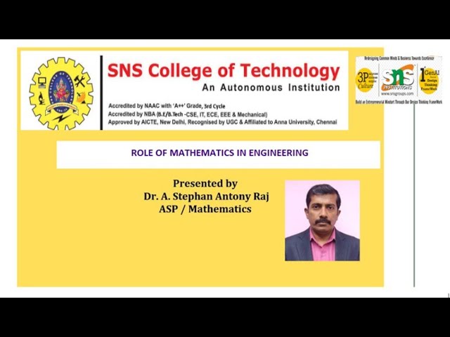 Design Thinking Approach in Beam Deflection | Differential Calculus | SNS Institutions