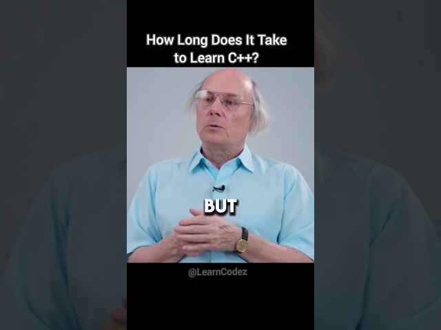 How Long Does It Take to Learn C++? 🤯 #Cpp #Programming #Coding #Tech