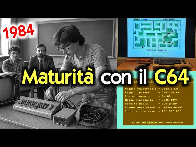 Un Esame di Maturità spaziale! / Commodore 64