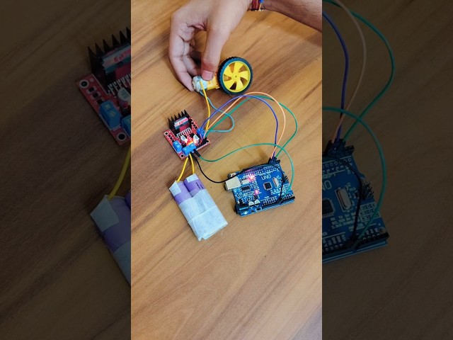 I Controlled a DC Motor with Arduino! 🤯 | Motor Driver Explained  | L298N | ASMR