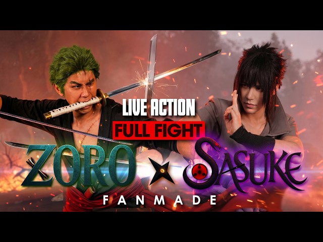 ZORO x SASUKE | Epic Live Action Full Fight | One Piece x Naruto