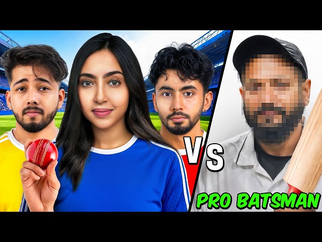 CAN 12 GAMERS BEAT A PRO CRICKETER?