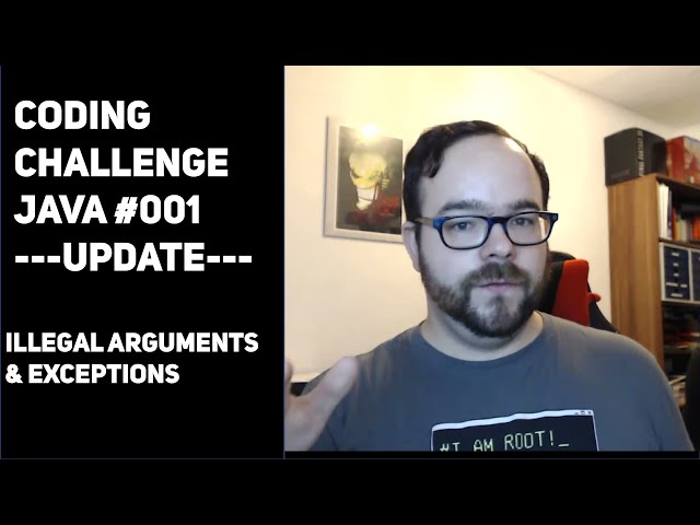 Java Coding Challenge #001 UPDATE - Using Exceptions