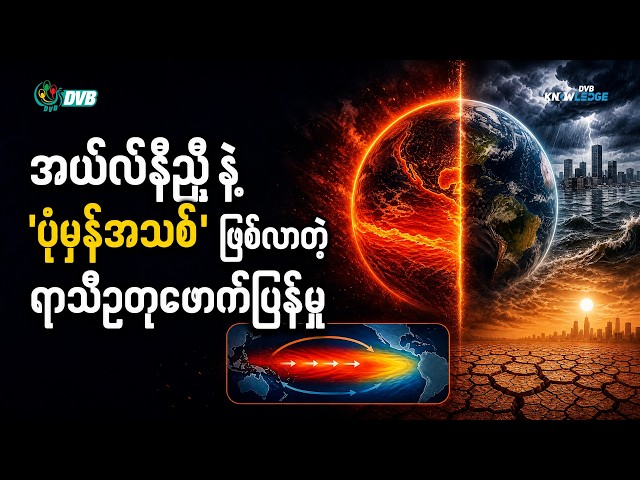 အယ်လ်နီညို နဲ့  "ပုံမှန်အသစ်" ဖြစ်လာတဲ့ ရာသီဥတုဖောက်ပြန်မှု💡DVB Knowledge