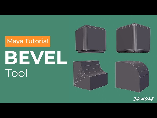 Maya Tutorial for Beginners | Bevel Tool in Maya 2022