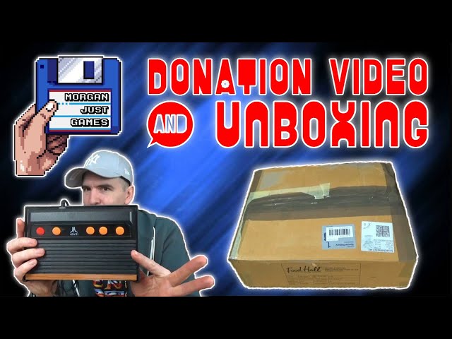 Atari Flashback 4 / Games & More - Viewer Donation - Unboxing Video