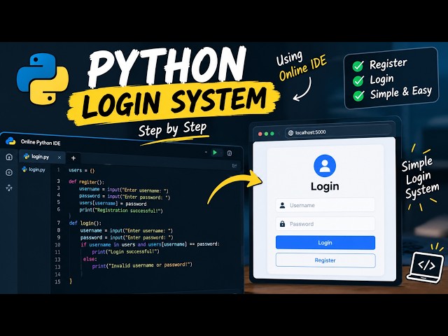 I Made This Simple Login System in Python… And It Actually Works!