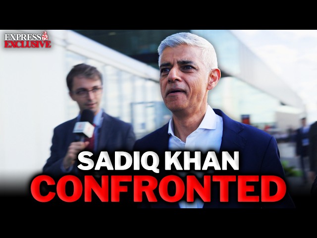 Sadiq Khan RUNS AWAY From Express Reporter In Grooming Gangs Row