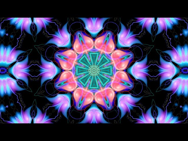 Kaleidoscope Visual Art, Kaleidoscope Calming Meditation, Kaleidoscope Background ❊0004